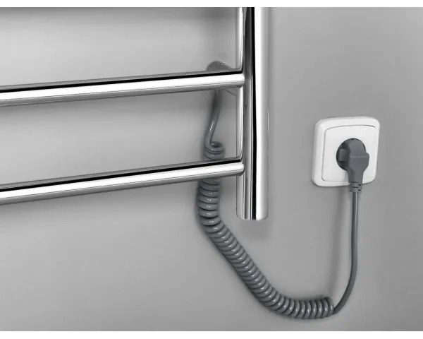 Sapho - Elektrický sušič na uteráky REDONDO 130W/230V 150 cm lesklý chróm