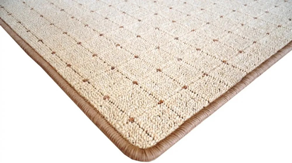 Vopi koberce Kusový koberec Udinese béžový štvorec - 80x80 cm