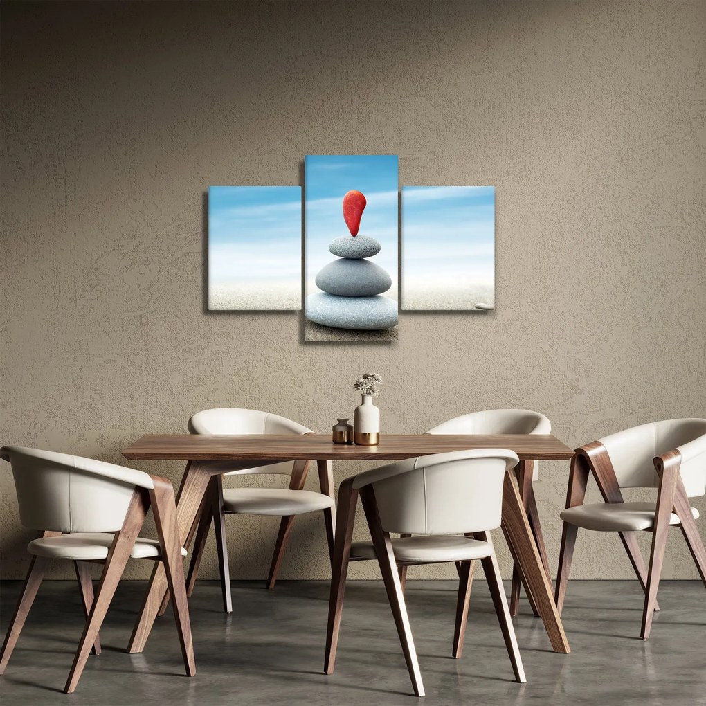 Obraz - Rovnováha s kameňmi (90x60 cm)