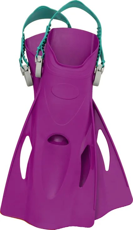 LEAN Detská potápačská súprava s plutvami - ružová