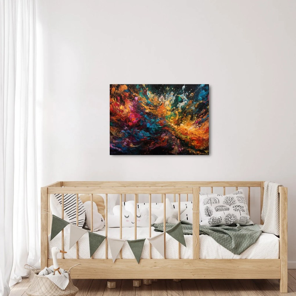Obraz - Farebná abstrakcia II. (70x50 cm)