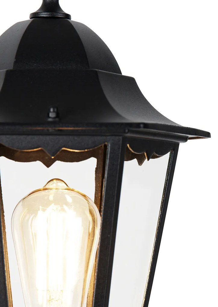 Inteligentná stojaca vonkajšia lampa čierna 170 cm vrátane Wifi ST64 - Nový Orleans