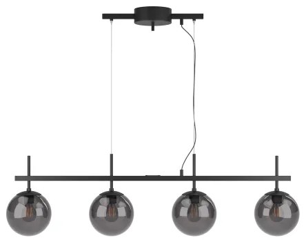 ByRydens 4202360-4505 - Závesný luster BOYLE na lankách 4xE27/8W/230V