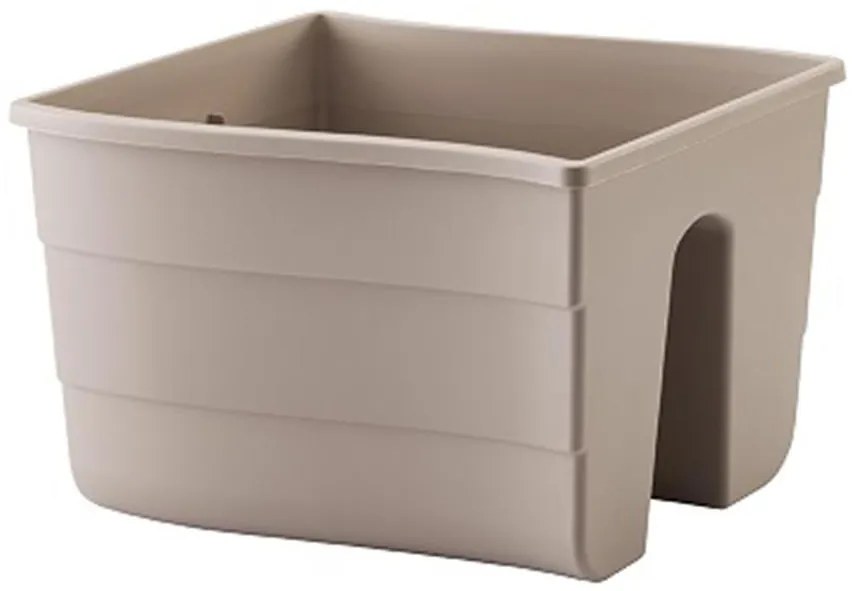 Kvetináč Na Zábradlie Fala 30 taupe