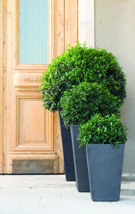 Květináč RATTAN PLANTER Keter 29x29x44 cm