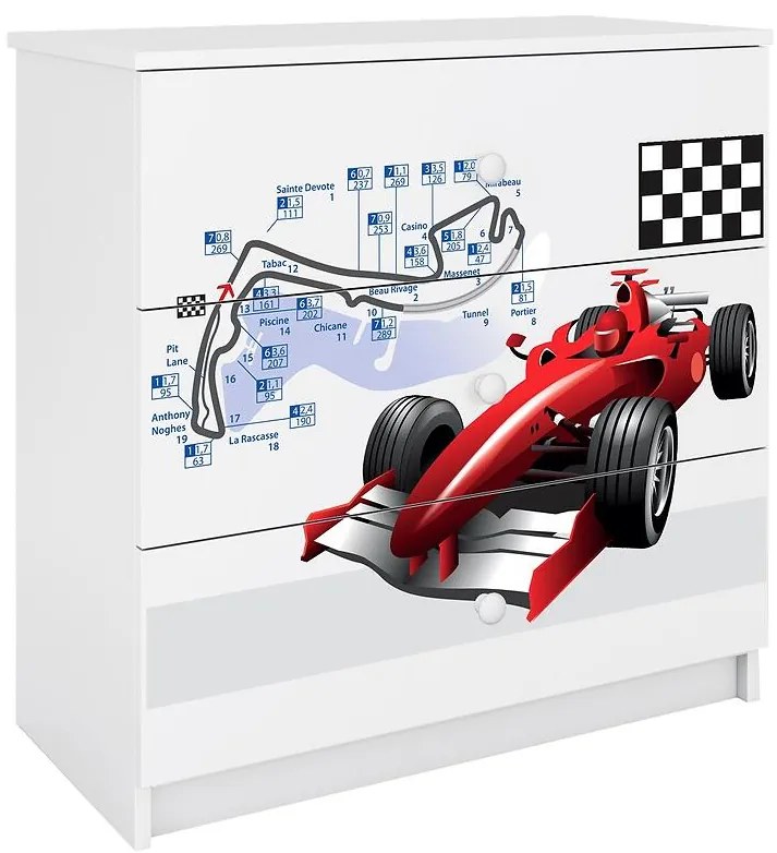 Detská komoda  Babydreams biela – Formula