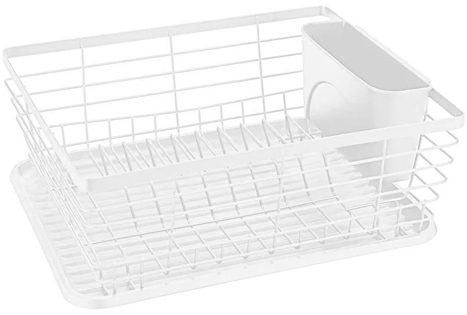 Biely kovový odkvapkávač 36x30 cm Drip – Wenko