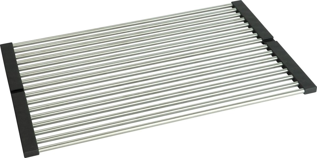 Deante príslušenstvo, skladací odkvapkávač pre Deante kuchynské drezy 470x300 mm, čierna-oceľová, DEA-ZZH_02NM