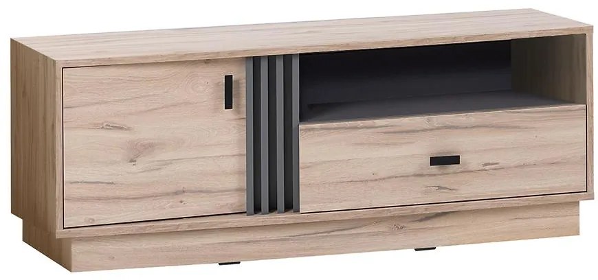 TV stolík Allmo AL5 dub estana svetlý/antracit