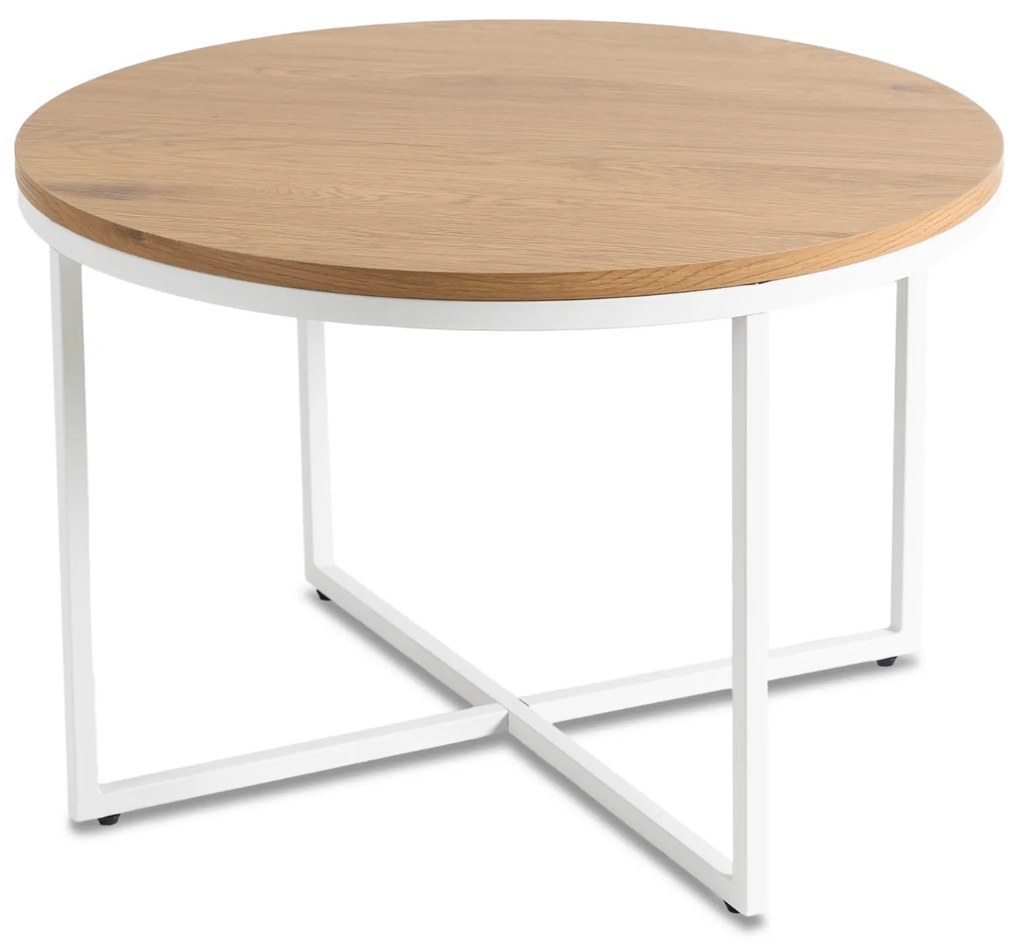 PROXIMA.store - Okrúhly konferenčný stolík HANTEL FARBA: čierna