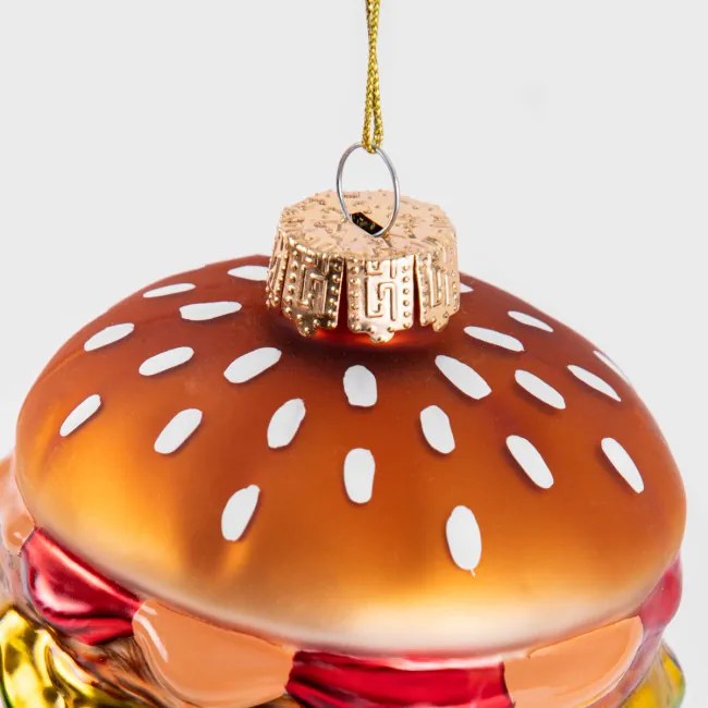 Vianočná ozdoba GLASSO burger 715082