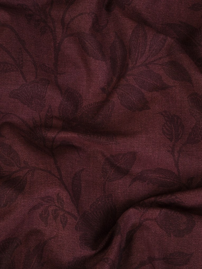 Bavlnená obliečka na vankúš Renforcé 40 × 60 cm - Rebeka vínová