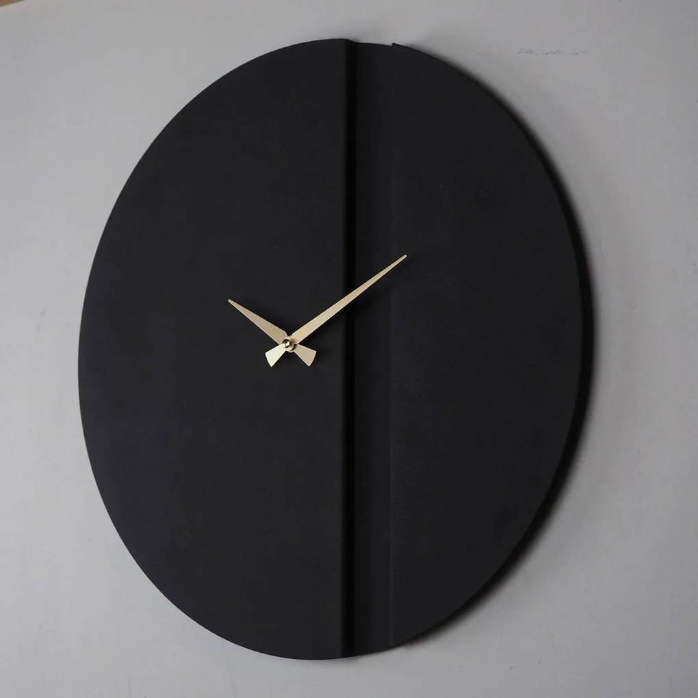 Nástenné hodiny Block APS096, Black, 46 x 46 cm