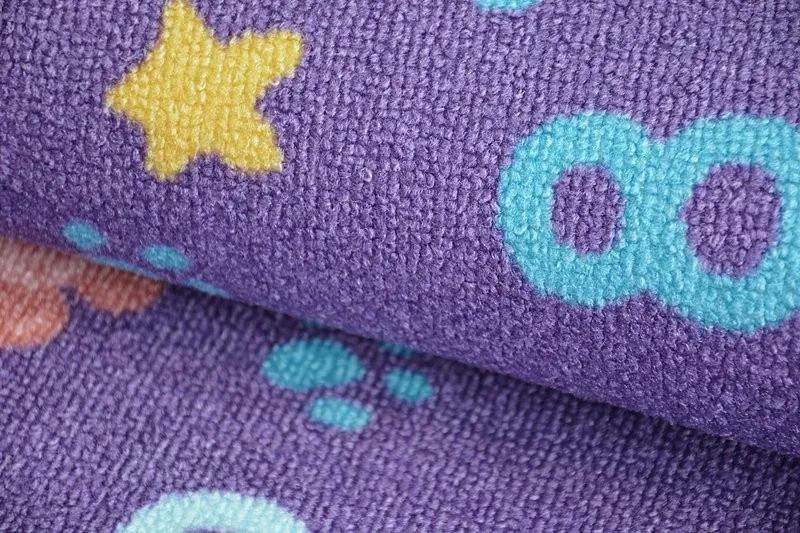 Detský kusový koberec NUMBERS fialový