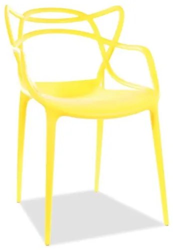 Jedálenská stolička Signal TOBY žltá