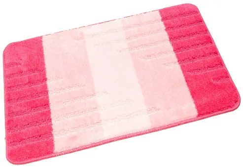 Sada kúpeľňových koberčekov VIC ružová, pruhy