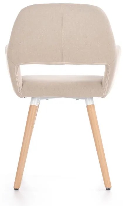Jedálenská stolička Leroy, béžová / buk