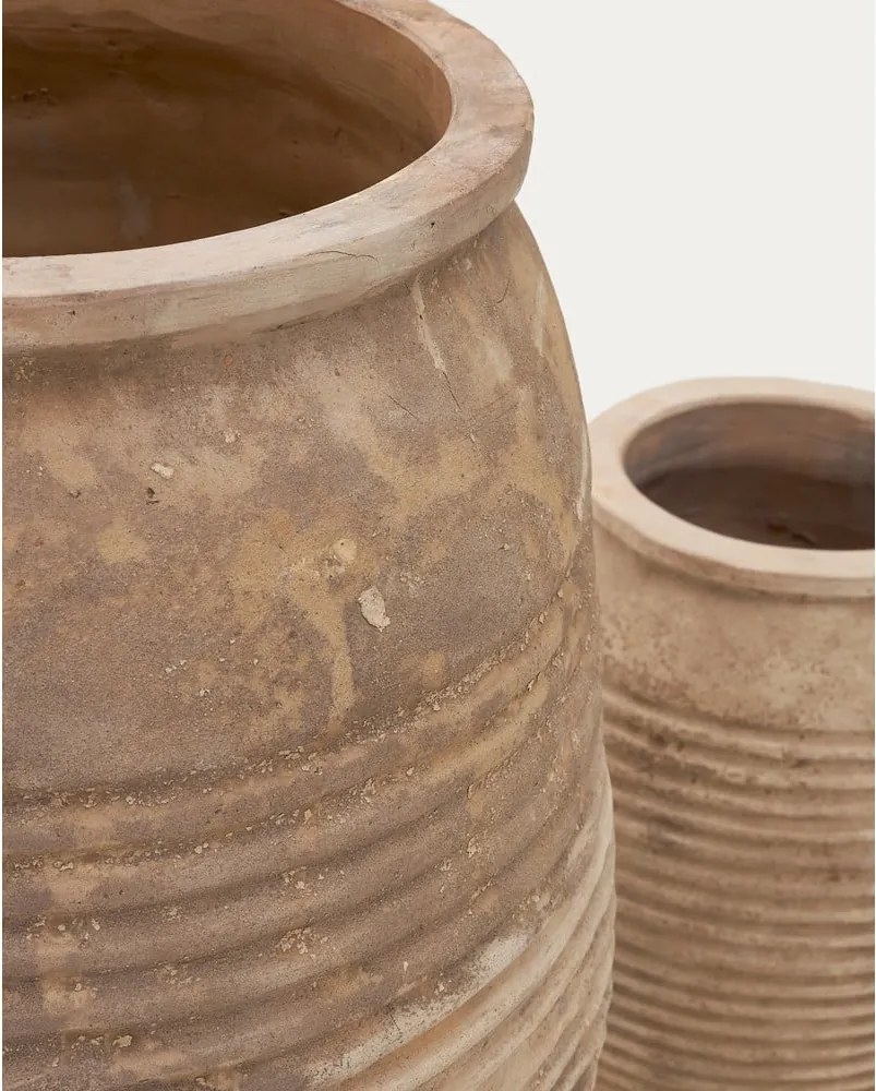 Kvetináče z terakoty v súprave 2 ks ø 54 cm Llonga – Kave Home