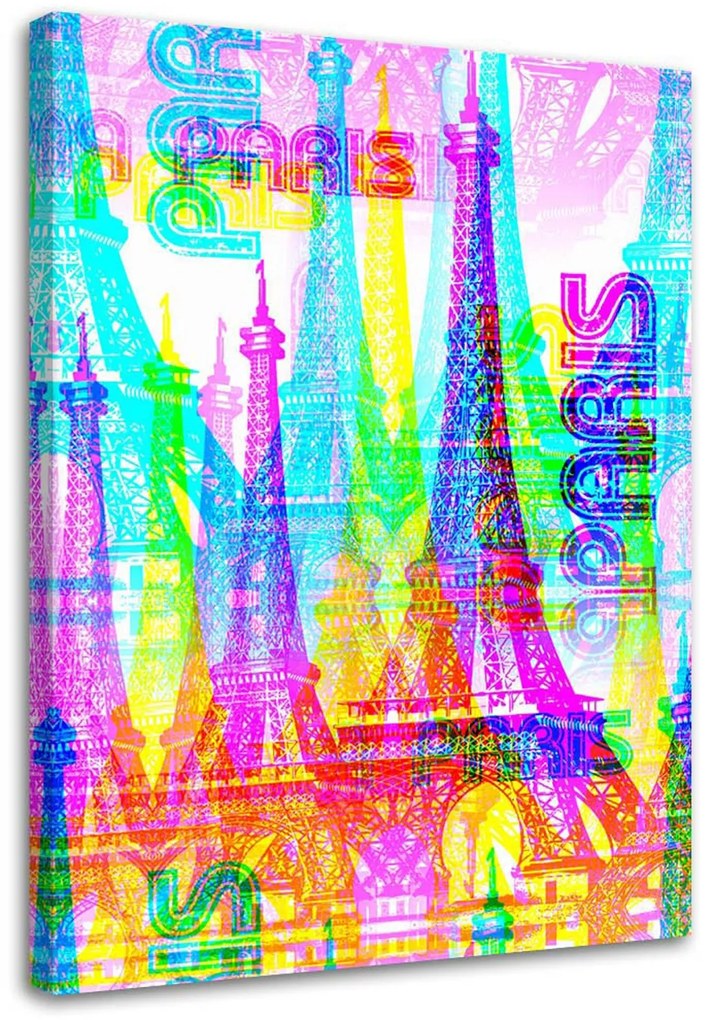 Gario Obraz na plátne Neon Paris Rozmery: 70 x 100 cm