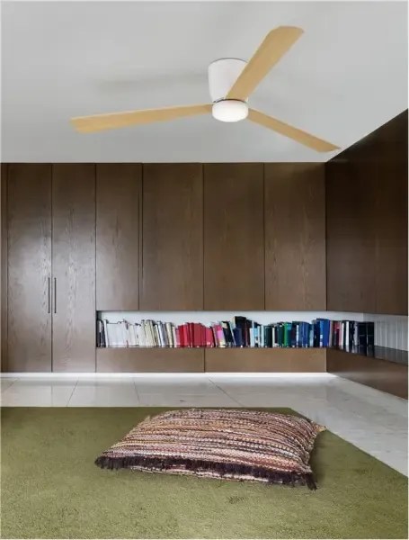 Moderný luster Dell 12.1 drevo s diaľkovým ovládaním