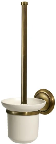 BISK Erga Deco, toaletná WC kefa, antická mosadz, ERG-00412