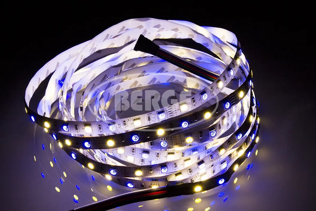 BERGE LED pásek - SMD 5050 - RGB+WW - 5 m - 60 LED/m - 14,4 W/m - IP20