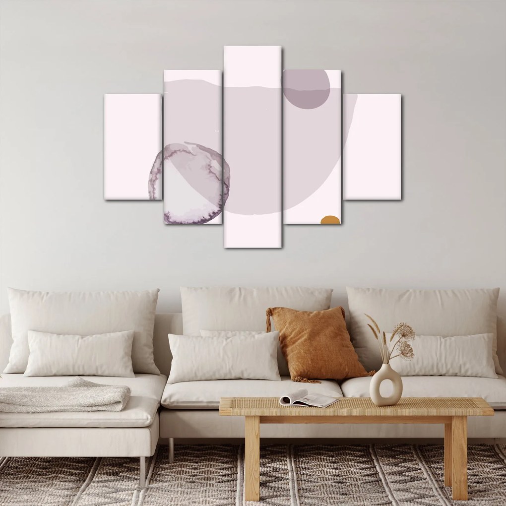 Obraz - Fialový minimalizmus N⁰2 (150x105 cm)