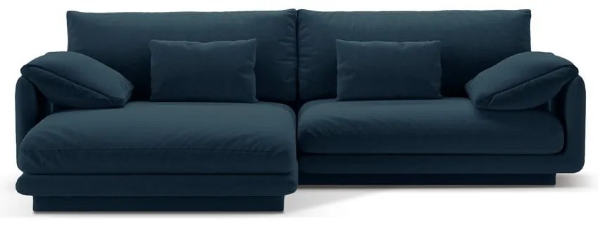 Tmavomodrá rohová pohovka (ľavý roh) Torino – Micadoni Home