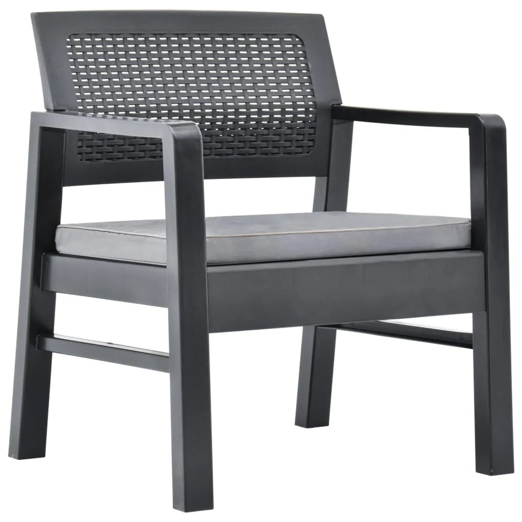 Čierny záhradný set OBASI