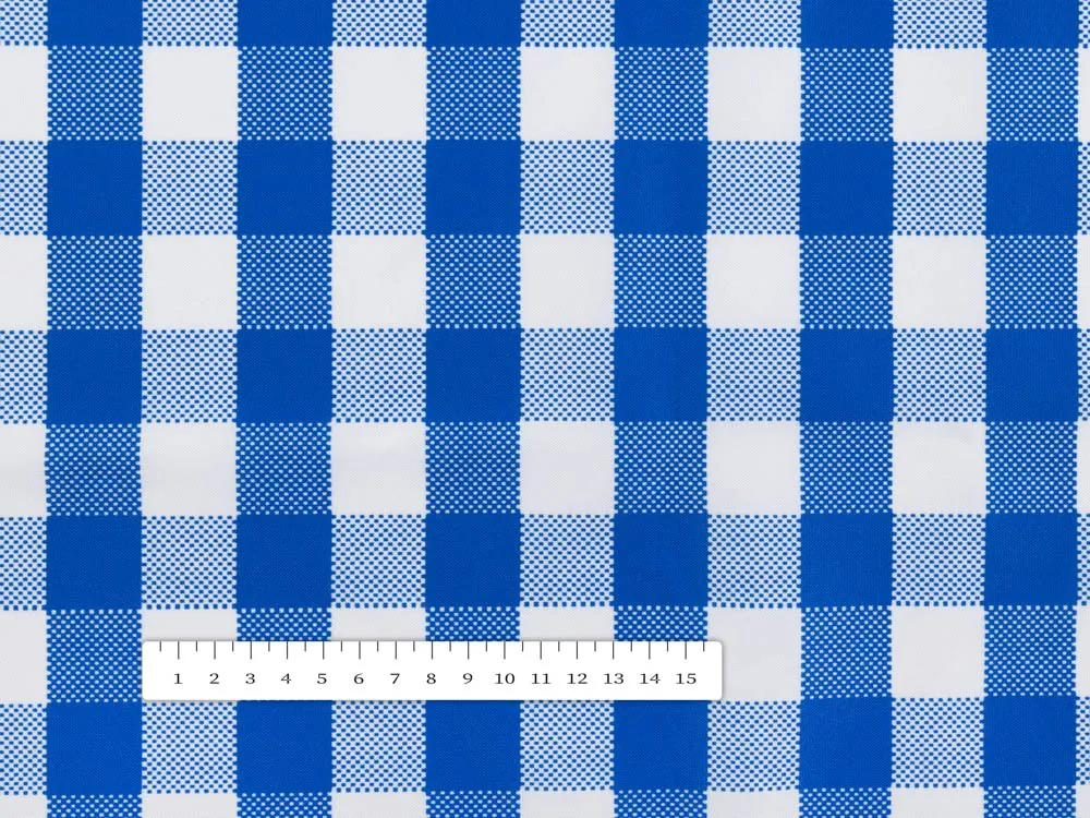 Biante Dekoračná obliečka na vankúš TF-070 Modro-biela kocka 35 x 45 cm