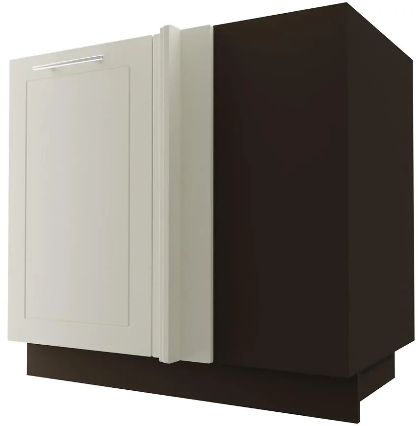 Kuchynská skrinka D13u Quantum vanilla mat/lava