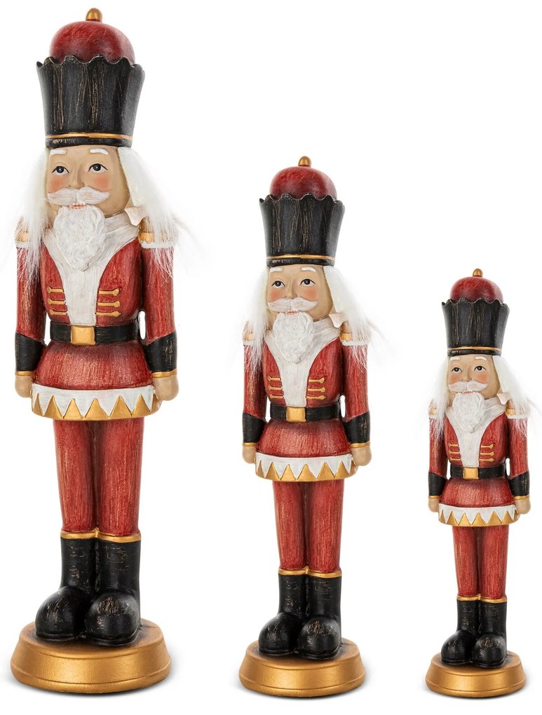 VIANOČNA FIGÚRKA NUTCRACKER 18CM VIACFAREBNÁ