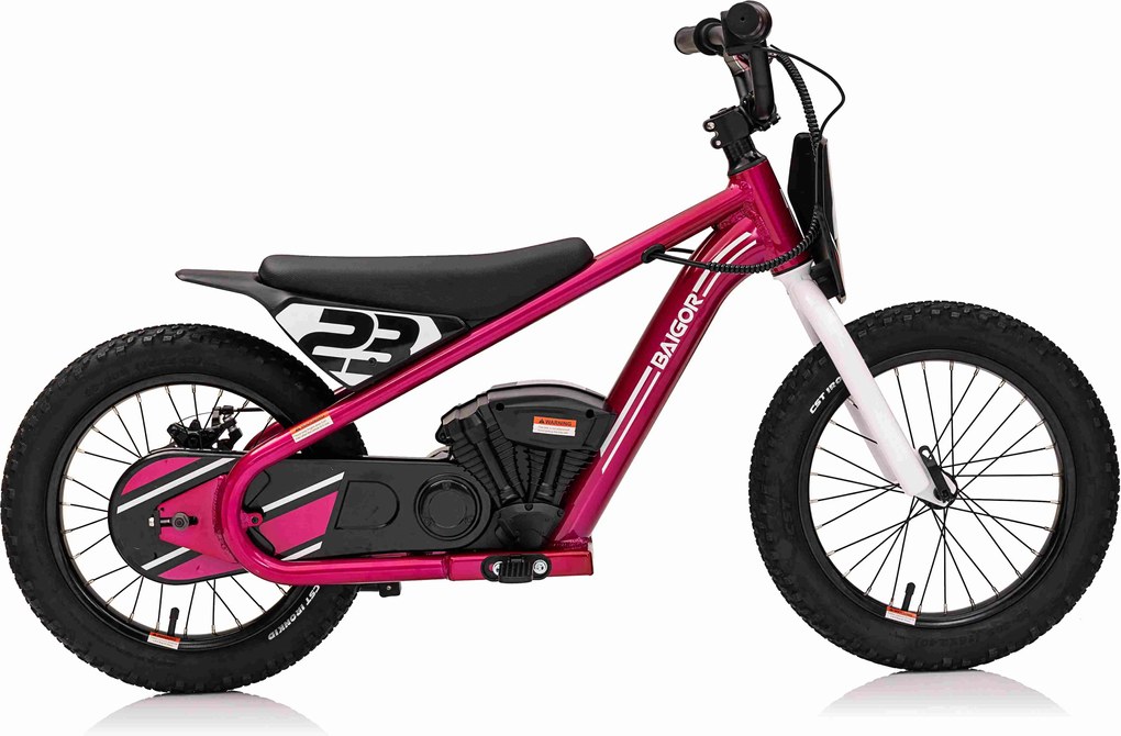 Ramiz BAIGOR 23 PRO Ružová batériová motorka pre dieťa