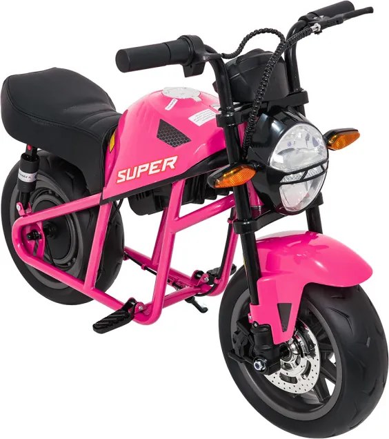 Elektrická motorka SUPERMOTO ružová