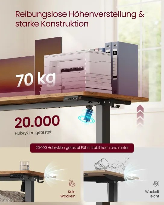 Elektrický pracovný stôl LSD312KD03