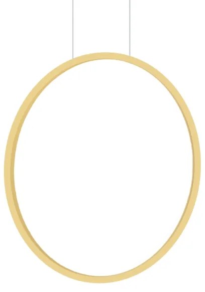 LED Luster na lanku SATURNO LED/28W/230V pr. 50 cm IP44 zlatá