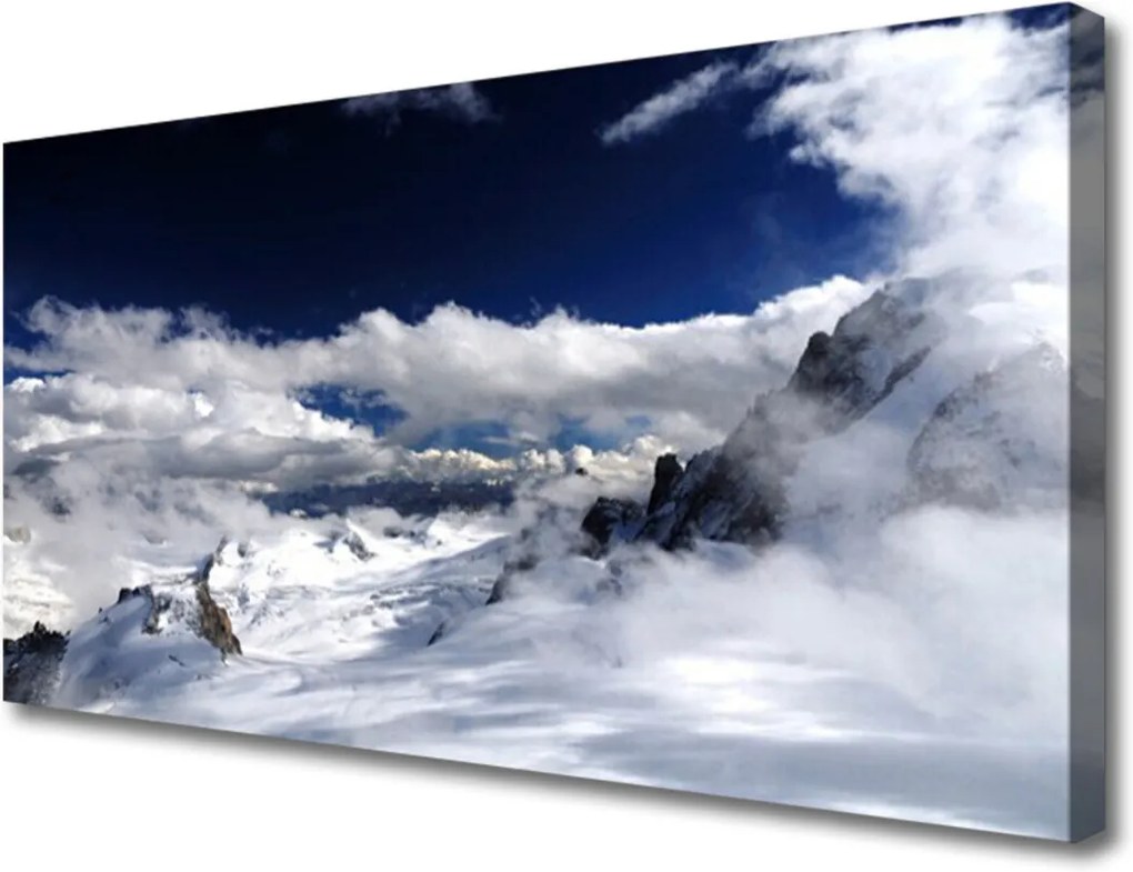 Obraz na plátně Hora Mraky Príroda