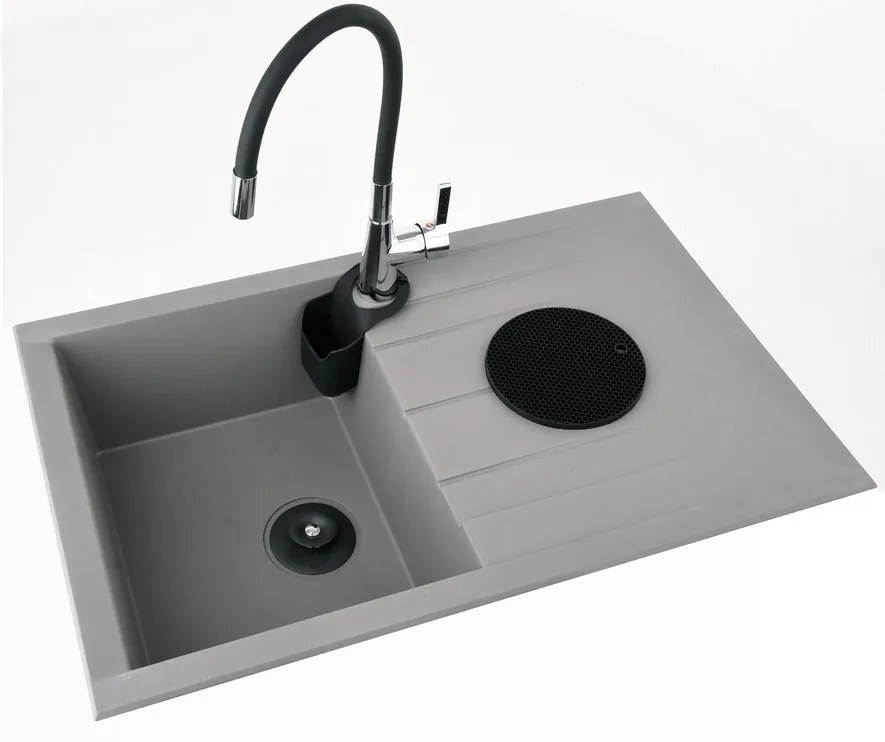 Kuchynská drezová batéria FLEXI - Čierna