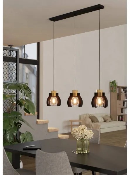 Eglo 43925 - Luster na lanku STILLINGTON 3xE27/40W/230V