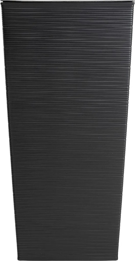 PLASTOVÝ KVETINÁČ PORTO RIFLO 57X29,5X29,5 CM ČIERNA