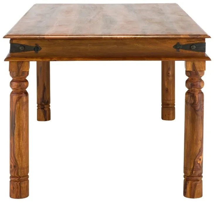 furniture-nabytek.cz - Masivní jídelní stůl Merlin z palisandru, lakovaný, hnědý – 180×90 cm
