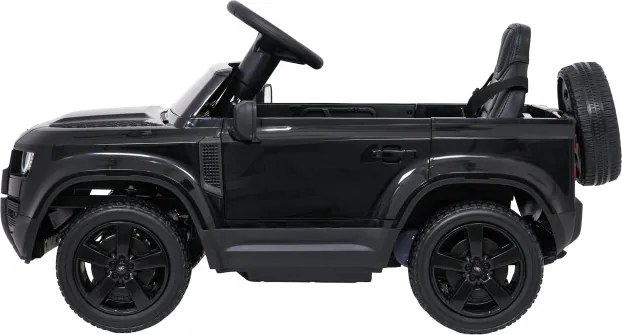 Elektrické autíčko Land Rover Defender čierne