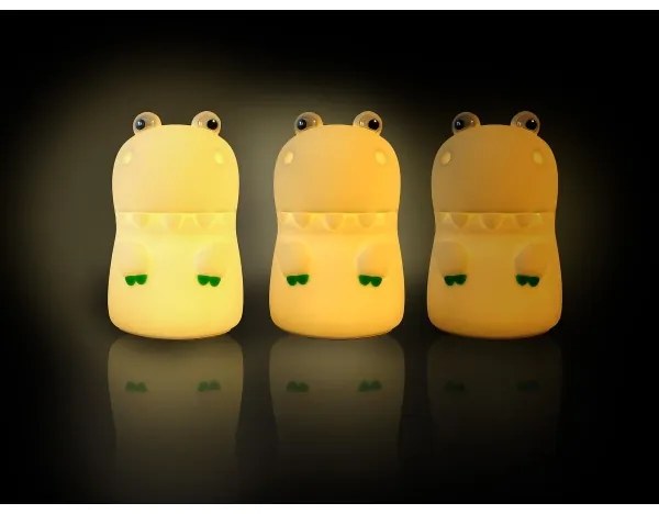 MegaLight - LED RGB Stmievateľná nabíjacia detská dotyková lampa DIGGY DINO LED/5V