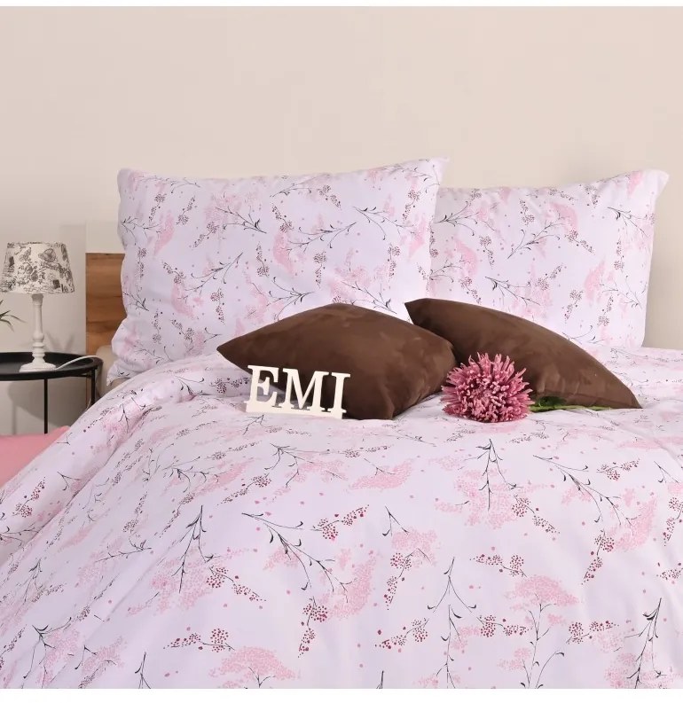 Obliečky bavlnené Sakura EMI, Štandardný set jednolôžko obsahuje 1x 140x200 + 1x 70x90