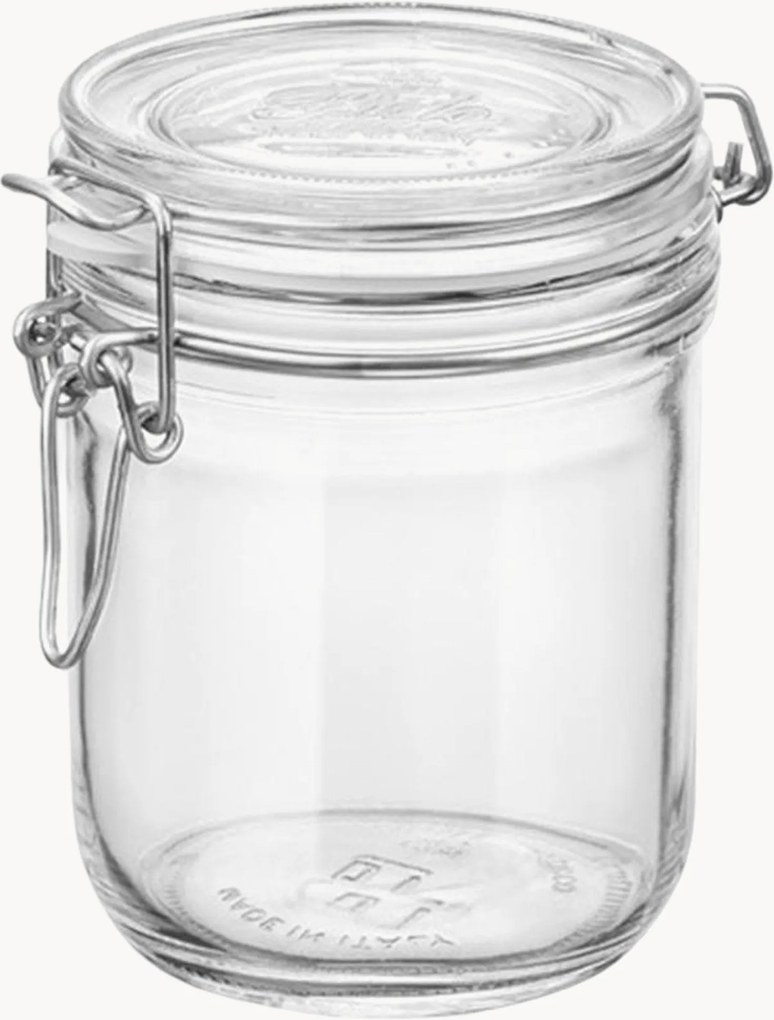 Sklenená úložná dóza Fido, 125 ml