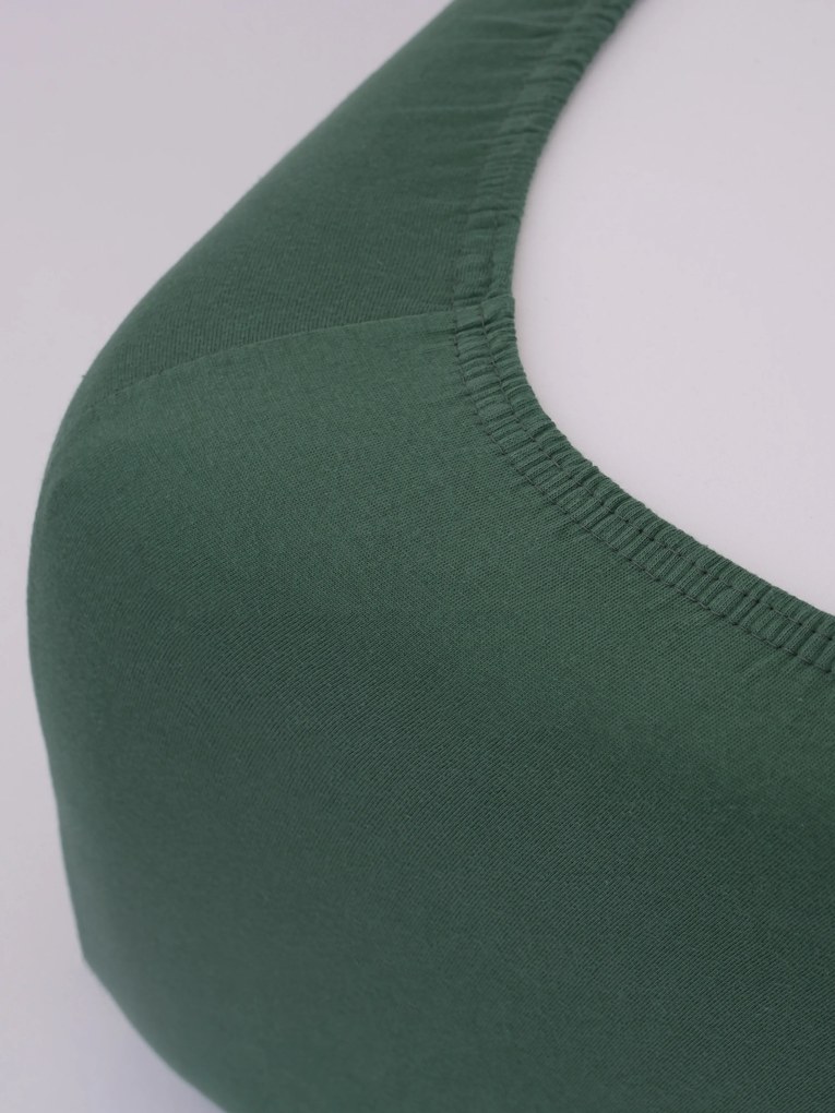 Jersey plachta Classic 90 × 200 cm - tmavo zelená