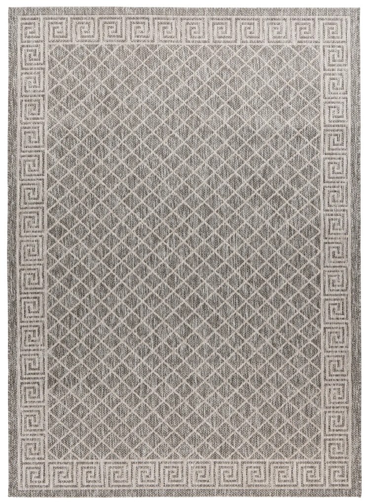 Obsession, Kusový koberec My Tallinn 541 Grey - na von aj na doma, 80x150, šedá, chodba / predsieň