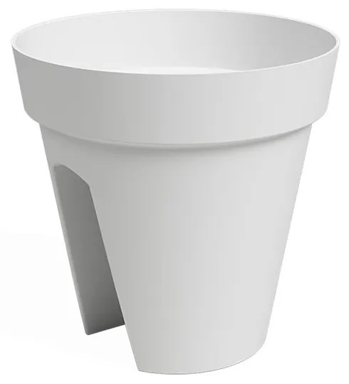 Kvetináč na zábradlie z recyklovaného plastu ø 30 cm Capri – Artevasi