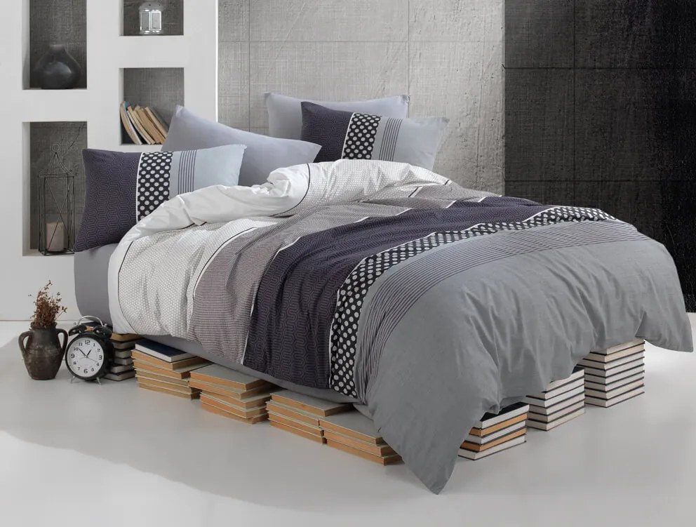 Bavlnená obliečka Eifel Sivá