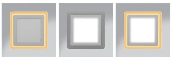 Ecolite DUO-S12W - LED Podhľadové svietidlo DUO LED/12W/230V + LED/4W